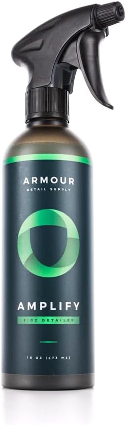 Amplify Ceramic Detailer: Quick & Easy Gloss Enhancement | Streak-Free, Hydrophobic Formula | Safe on All Vehicles | 16oz Trigger Spray