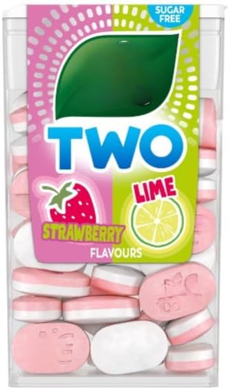 Two Lime Strawberry Flavours 38.5g (Pack of 12) "A symphony of flavors" For All Occasions