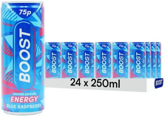 Boost Blue Rasperry 24 x 330ml - by Kandy Collection