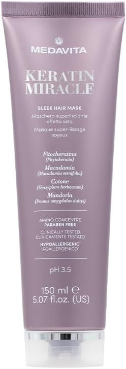 Medavita Keratin Miracle Sleek Hair Mask 150ml