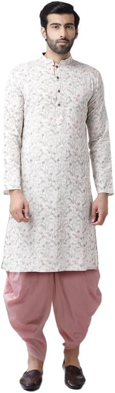 Men's Kurta Dhoti Set - Traditional Indian Ethnic Wear for Men - Ideal for Weddings, Festivals & Celebrations