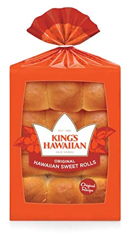 King's Hawaiian Original Hawaiian Sweet Rolls 12 CT (Pack of 1)