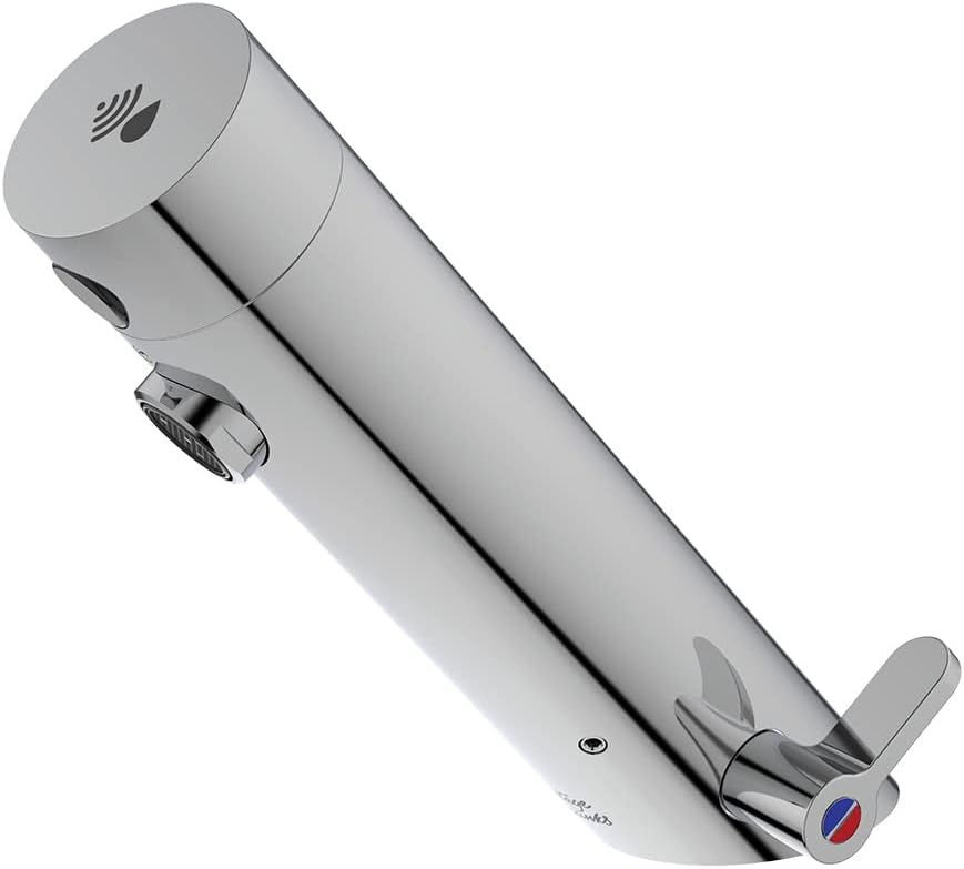 Sensorflow E Deck Mounted Mixer with Temperature Control, Battery