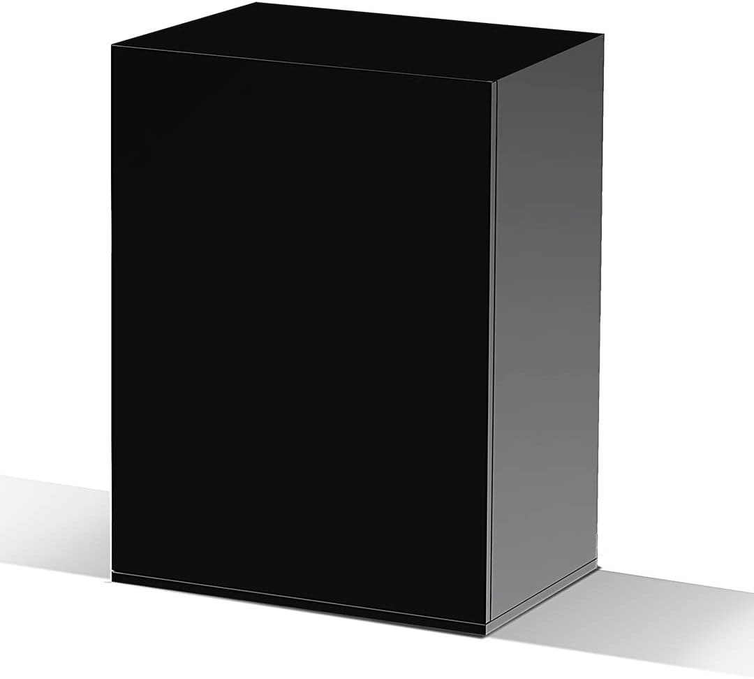 CIANO, EMOTIONS PRO 60 Wooden Aquarium Stand 61 x 40 x 82 cm Black – Stand with 2 Doors and Storage Compartment – Aquarium Cabinet for Fish – Made in Portugal