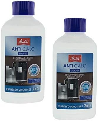 Melitta Descaler Liquid for Auto Coffee Machines, 2 x 250ml Odour Neutral
