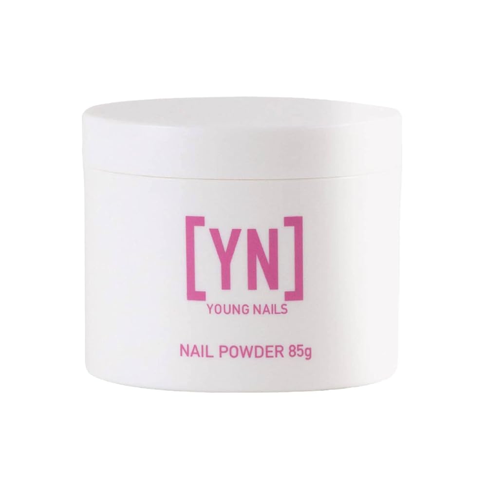 Young Nails Acrylic Cover Powder - Self-Leveling Acrylic Nail Powder, Clear Nude Pink White Acrylic Powder for Nail Extenstion, Professional Grade, Superior Adhesion, Color - Pink, 85g