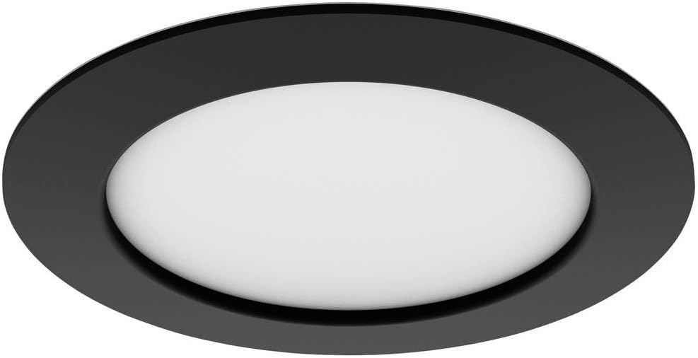 Philips Hue Smart Slim Recessed Light, 170 mm, White & Coloured Light, Bluetooth Compatible, Voice Control with Alexa, Apple Home & Google Assistant, Black