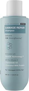 Bare Anatomy Damage Repair Hair Shampoo | Suitable for All Hair Types | Dry & Frizzy Hair | Paraben & Sulphate Free | Women & Men | For Damaged & Weakend Hair | 250 ml
