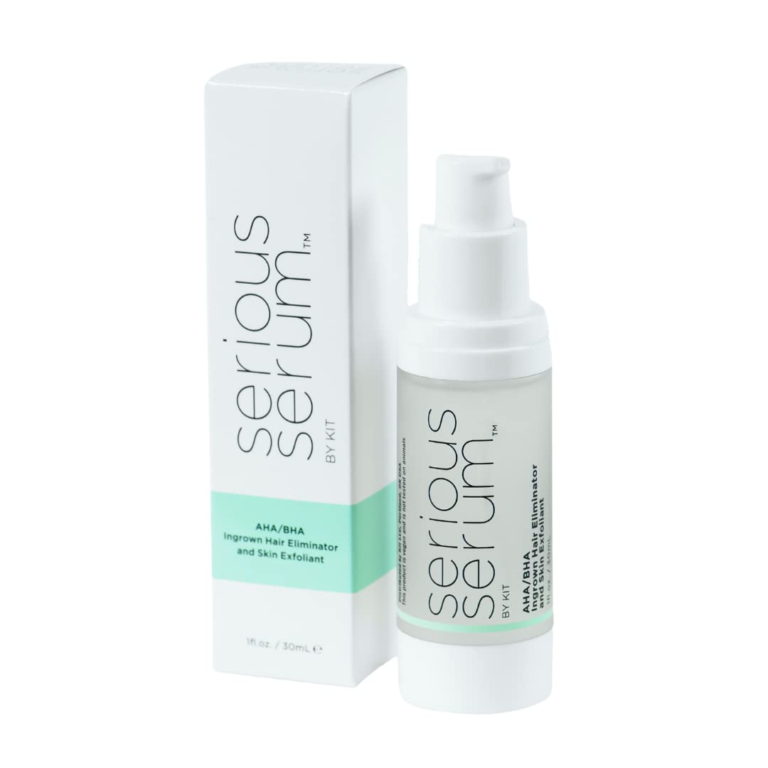Ingrown Hair Treatment – Glycolic, Lactic & Salicylic Acid Exfoliating Serum for Face & Body, Soothes Razor Bumps, Prevents Ingrown Hairs, Hydrating Formula for Post-Shave & Waxing Care