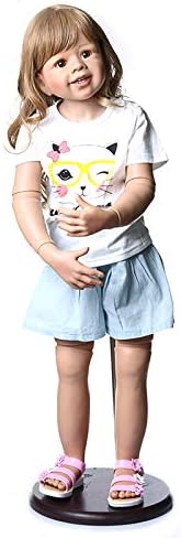 yuela 98CM Original Masterpiece Doll toddler baby girl 3-4years old real baby dress model body ball jointed doll collectibl