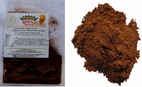 Ground Vanilla Powder - 25g - 100% Pure Ground Vanilla Powder