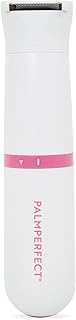 Clio PALMPERFECT Electric Bikini Trimmer - Travel-Friendly Hair Shaver for Smooth, Dual Blade for Close Shave, Use Wet or Dry - Battery-Powered + Trimming Guide Included
