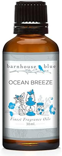 Barnhouse Blue Ocean Breeze Premium Grade Fragrance Oils - for Candle, Soap Making, & More - 30ML
