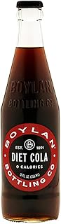 Boylan Diet Cane Cola- 12 oz (6 Glass Bottles)