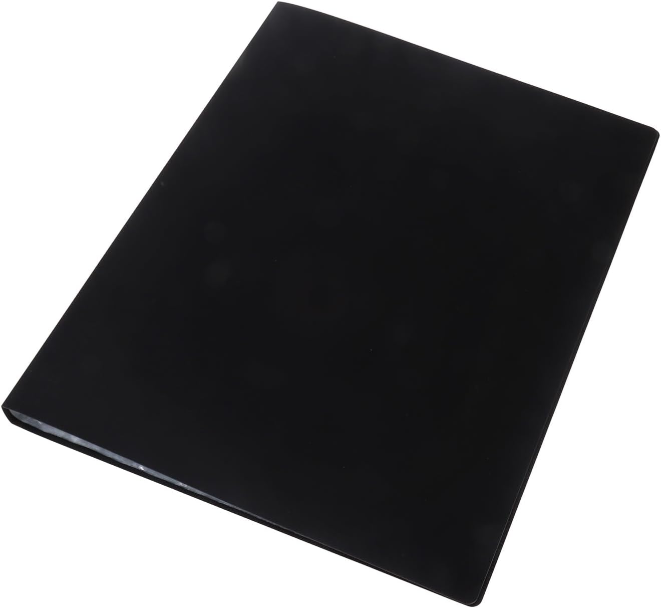 Display Book A4 20 Clear Pockets, Polypropylene, Black Portfolio Folder