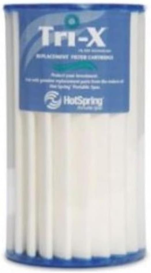 Hot Spring Spas Tri-X Ceramic Cartridge Filter Single 73250, white