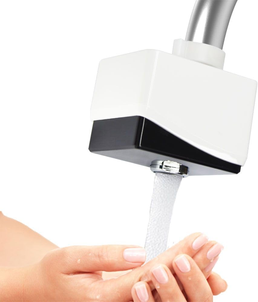 Zoeson Intelligent Induction Water-Saving Device, Faucet Attachment with Motion Sensor, 6 Adapters, Built-in 4000mAh Battery