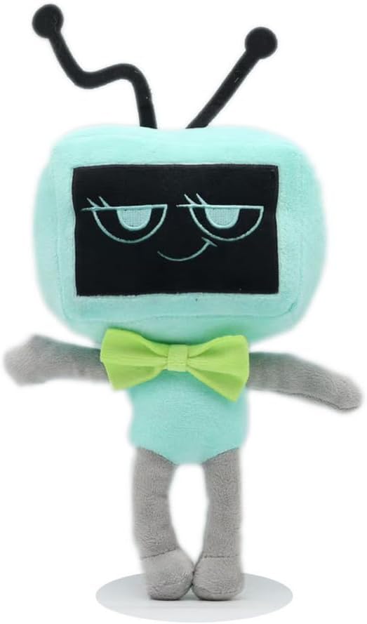 MAIPAI Dandy's World Plush Toy,25cm Goob Plush Toy,Soft Dandy's World Stuffed Animal Toy,Cute Dandy's World Plush Doll Toy,Dandy's World Plushies Pillow for Kids Plush Figure Gift (VEE)