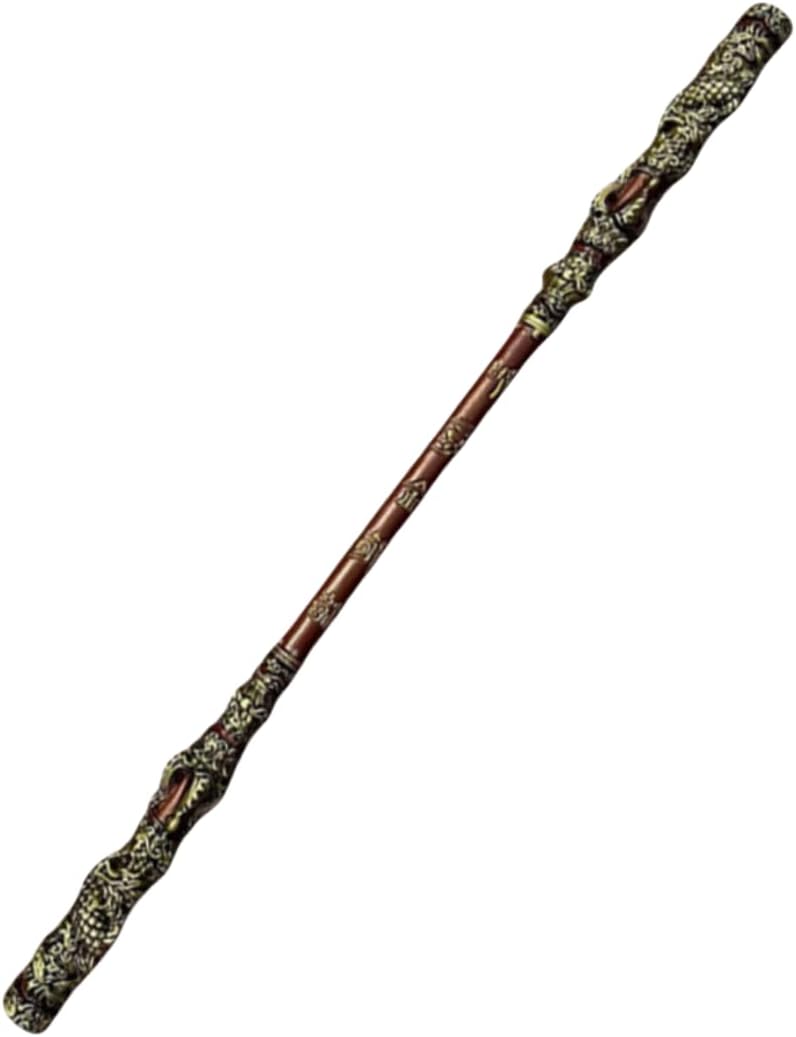 damdos Halloween Prop Cosplay Weapon for Wukong Jingu Bang,Wukong Stick Cudgels Wukong Black Ruyi Jin Gu Bang