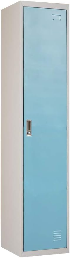 Panana Metal Storage Lockers Lockable Office File Cupboard Unit Racking Solutions School Staff Gym Changing Room Single Door