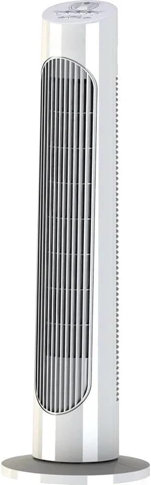 29" Portable Oscillating Tower Fan 3-Speed Settings Ultra Silent Operation Energy Saving Cooling Fan Bladeless for Bedroom Home Office Living Room