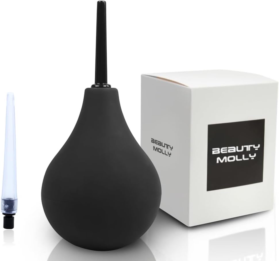 Anal Douche Superior Medical Materials Douche for Women Men enemas Bulbs, 7 Ounce