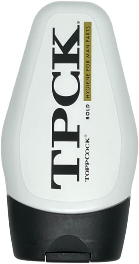 TPCK ToppCock BOLD Leave-On Hygiene Gel for Man Parts, 90ml Odor Neutralizer, Male Care Moisturizing Body Hygiene, Post-Shaving Relief