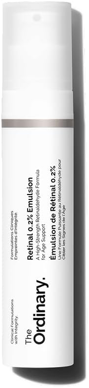 The Ordinary Retinal 0.2% Emulsion, High-Strength Retinoid Serum for Advanced Anti-Aging Support, 15ml