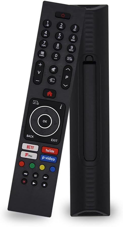 SIUMAL Universal Remote Control for Luxor Polaroid Bush Digihome Finlux Smart TV - No Setup Required