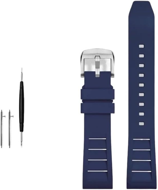 NBCNZCTSAS FKM Fluorine Rubber Watchband 20mm 21mm 22mm 24mm Fit For Breitling Fit For Omega Fit For Seiko Fit For Casio Fit For Mido Watches Band Sport Watch Strap