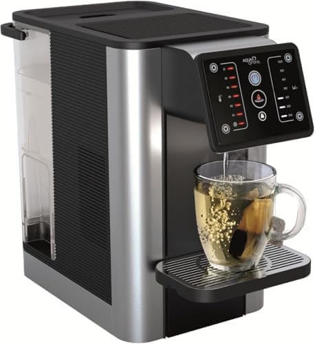 Aqua Optima Aurora Instant Hot & Cold Filtered Water Dispenser - Reduces Limescale, Microplastics, Chlorine & More with 12 Evolve+ Filters - Worktop 3.8L Boiling & Cold Water Machine for Home & Office