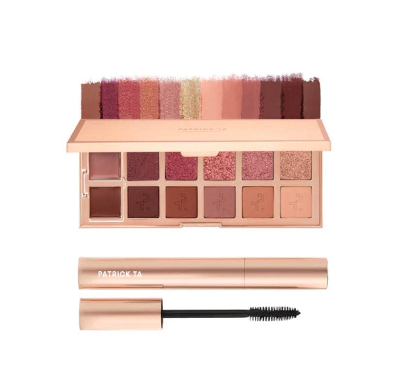 Patrick Ta Rosey Eyes Set (eyeshadow palette and mascara)
