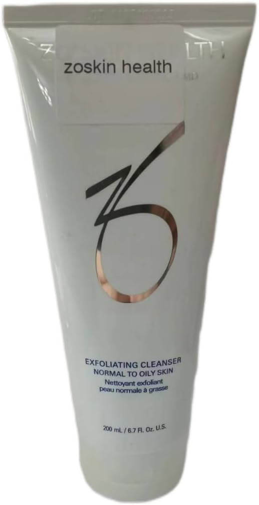 zoskin health Exfoliating Cleanser - Hydration Exfoliating & Moisturizing Salicylic, Lactic and Glycolic Acid Face Wash Exfoliating Cleanser - 6.7 Fl. Oz.