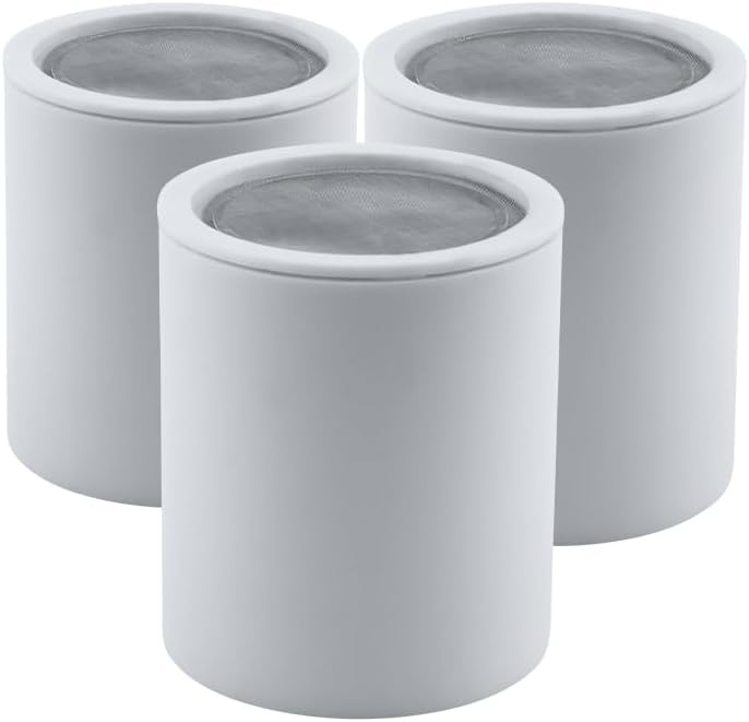 AquaBliss Replacement Multi-Stage Shower Filter Cartridge - Longest Lasting High Output Universal Shower Filter Reduces Chlorine & Toxins in SF220 or SF100. 3-Pack (SFC220)