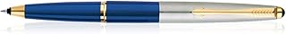 Parker Galaxy Stainless Steel Gold Trim Roller Ball Pen