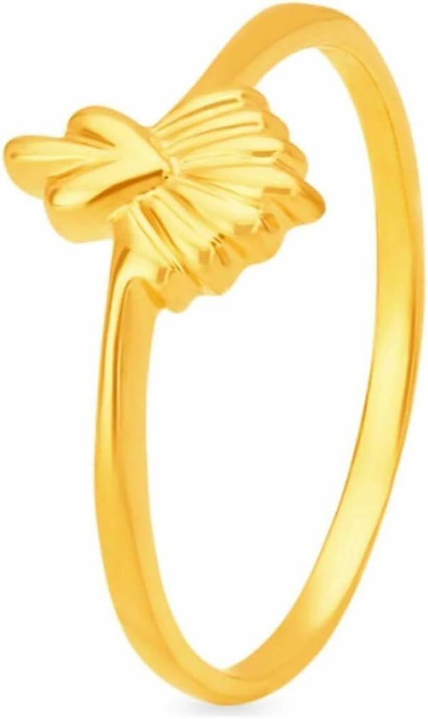 Real 22K/18K Fine Yellow Gold Certified Womens Stack Ring