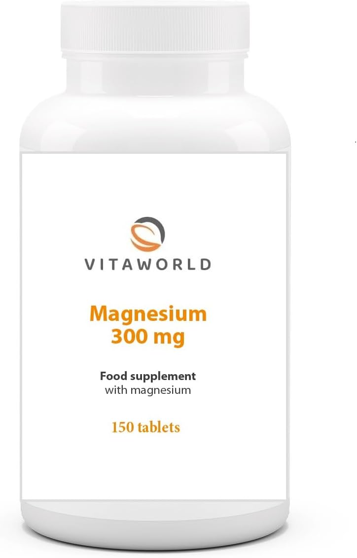 Magnesium 300Mg 150 Tablets Vita World German Pharmacy Production