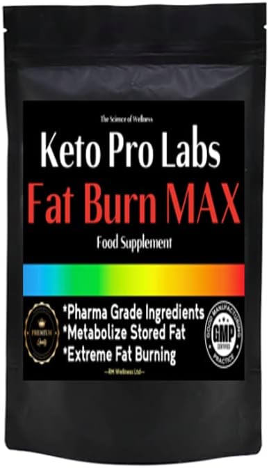 Keto Fat Burn MAX Strength Diet Pills - Weight Loss Management Supplement - Fat Burner (30)