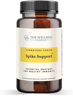 The Wellness Company Original Spike Support Formula Supplement | 60 Capsule - 1 Month Supply | Natural Immunity Booster with Herbal Extracts | Vegan, Non-GMO, Gluten-Free