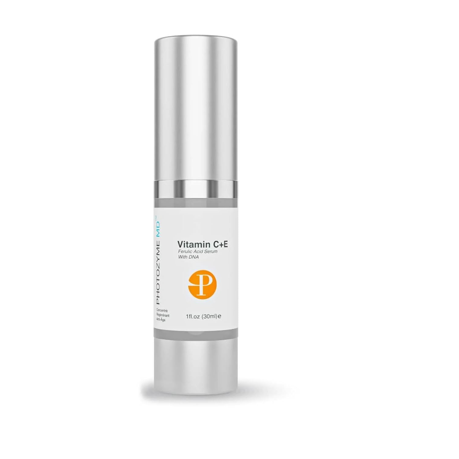 Photozyme Anti Aging Vitamin C + E Ferulic Acid Face Skincare Lotion, 1 fl. oz/30 ml