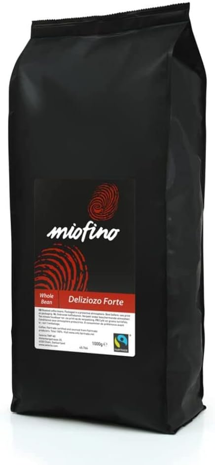 Miofino Pelican Rouge DELIZIOSO FORTE Whole Light Roasted Coffee Beans | 60 percent Arabica | Rainforest Alliance Certified |1kg