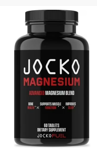 Jocko Fuel Magnesium Complex Supplement - Magnesium Glycinate, Citrate, & Taurate Capsules Dietary Supplement for Muscle Recovery & Relaxation, Heart, Nerve, Bone Support, & Sleep 30-Day Supply