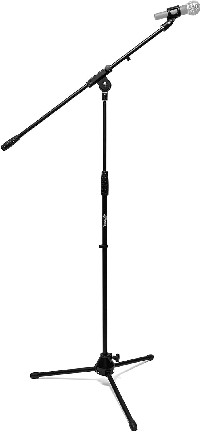 Tiger MCA7-BK Professional Boom Microphone Stand - Black