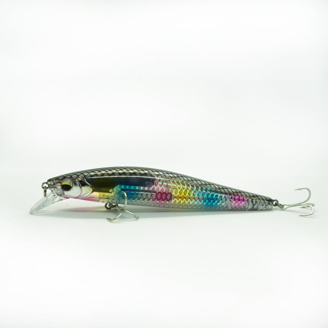 Power Cast Bass Exciter Crankbait, Suspended Model, 25g, 12.5cm Bait, Lure (1pc/Order)
