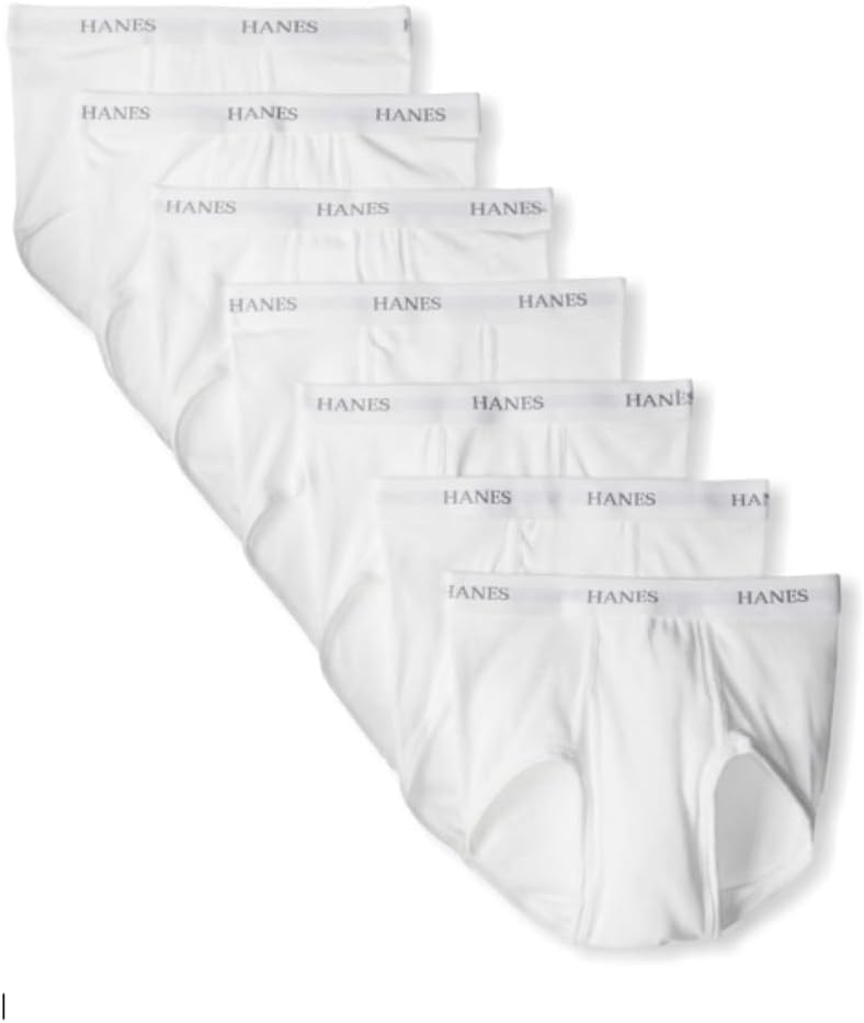Hanes Men's Ultimate Tagless 7-Pack Briefs With Comfortflex Waistband