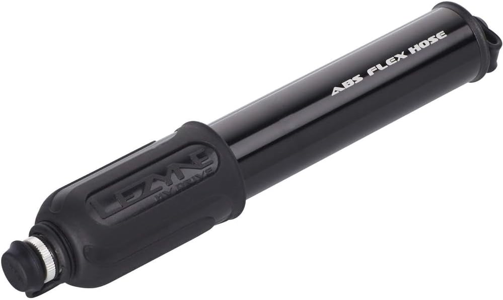 LEZYNE HV Bicycle Hand Pump, High Volume 90 PSI, Presta & Schrader Compatible, Compact Bike Pump