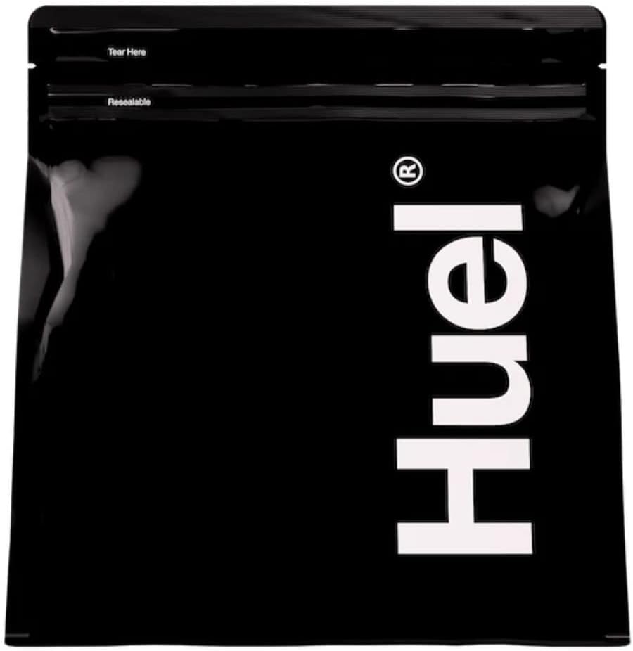 Huel Black Edition Banana (1 Bag) Powdered Meal Vegan Gluten Free Nutritionally Complete Food More Protein Less Carbs 1.53kg Plus Free Scoop