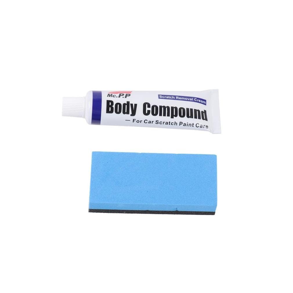 Professional Car Body Compound Scratch Remover Set - Restore Vehicle Shine with Auto Polishing Paste - Includes Grinding Compound for Easy Scratch Removal - Complete Restoration Solution