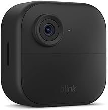 Blink Outdoor 4 – Wireless smart security camera, two-year battery, 1080p HD day and infrared night live view, two-way talk – 1 camera system