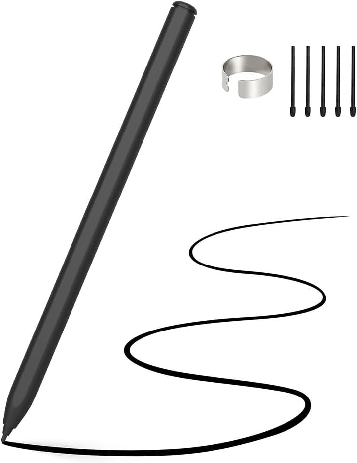 VOVIPO EMR Stylus Pen for Remarkable 2/scribe/boox with Eraser,Replacement Pen for Remarkable 2 Digital Paper,Alternative for Marker Plus, 4096 Pressure Sensitivity, Comes with 5 Tips